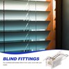 VILLCASE 4pcs Cord Lock Blind Wire Locks and Tilt Meachanism