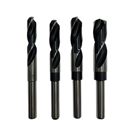 Falon-Tech HSS Metal Drill Bit Set 4 Pieces (Diameter 14 mm, Diameter 16 mm, Diameter 18 mm, Diameter 20 mm) Made of High-Quality Steel, High-Speed Steel, Precise and Centred Twist Drill Bit Set for