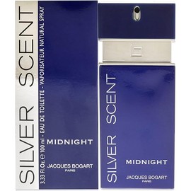 Jacques Bogart Silver Scent Midnight Men EDT Spray 3.3 oz