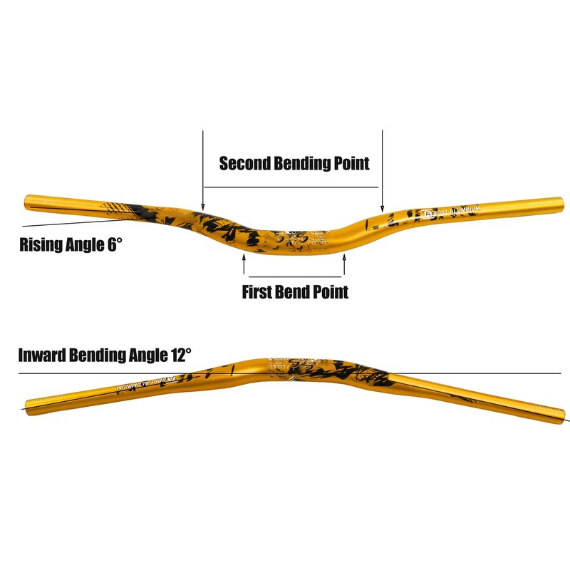 Bike Handlebar Handle Riser Bar Extra Long Aluminium Alloy 31.8x720mm