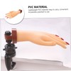 PACKOVE Manicure Training Hand Model Realistic Practice Hand for Nail