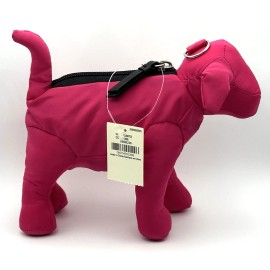 Victoria's Secret PINK Packable Dog Charm/Pouch Travel Polka Dot Tote Bag Ltd Ed