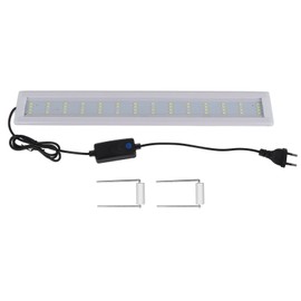 LED Fish Tank Light Ultra Thin High Brightness Button Switch Durable Aquarium Lamp with Bracket   12W