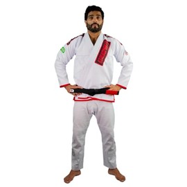 KEIKO SPORTS Gold Gi | Brazilizan Jiu Jitsu Gi | Handcrafted in Brazil White A0