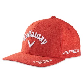 Callaway Mens Hw Cg Ta Perf Pro Adj 22 Cap, Heather Red/White