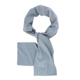 Nano-Ice Cooling Necklace + Scarf - Grey | Beat The Heat in Style! | Take Out of Freezer for Hours of Cooling Relief!
