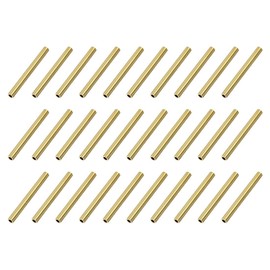 TA-VIGOR Rundrohre aus Messing, 3 mm Außendurchmesser, 0,5 mm Wandstärke, 300 mm Länge, hochfest, nahtlos, gerade, Rohre für Heimwerker, Handwerk, Gartenarbeit, Hobby-Modell, 30 Stück