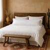 Empire Linen | Ruffled Body Pillowcase | Cotton Satin Weave