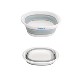 Square Folding Hand Wash Basin Collapsible Washing Up Bowl Portable Washbasin Camping/Hiking Water Storage Folding Basin 6L