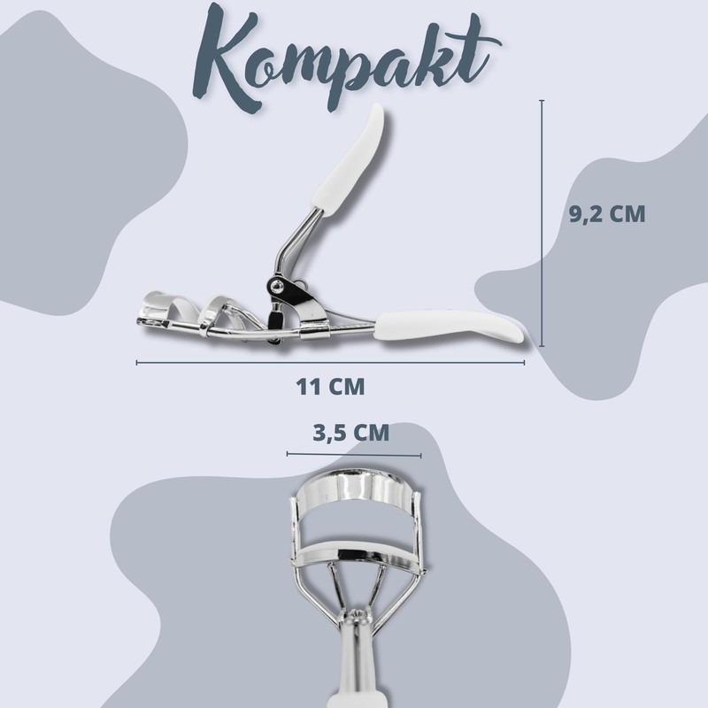 Beauty eyelash curler for eyelash lifting, optical eyelash extension for