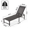 Outdoor Chaise Lounge Chair Set of 2, Rattan Pool Chairs