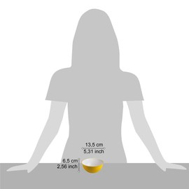 Omada Linea Sanaliving Design 3 x 0.5 Litre Bowls, Polypropylene Bowls and Integrated Antimicrobial Agents Eliminates Bacteria and Fungi