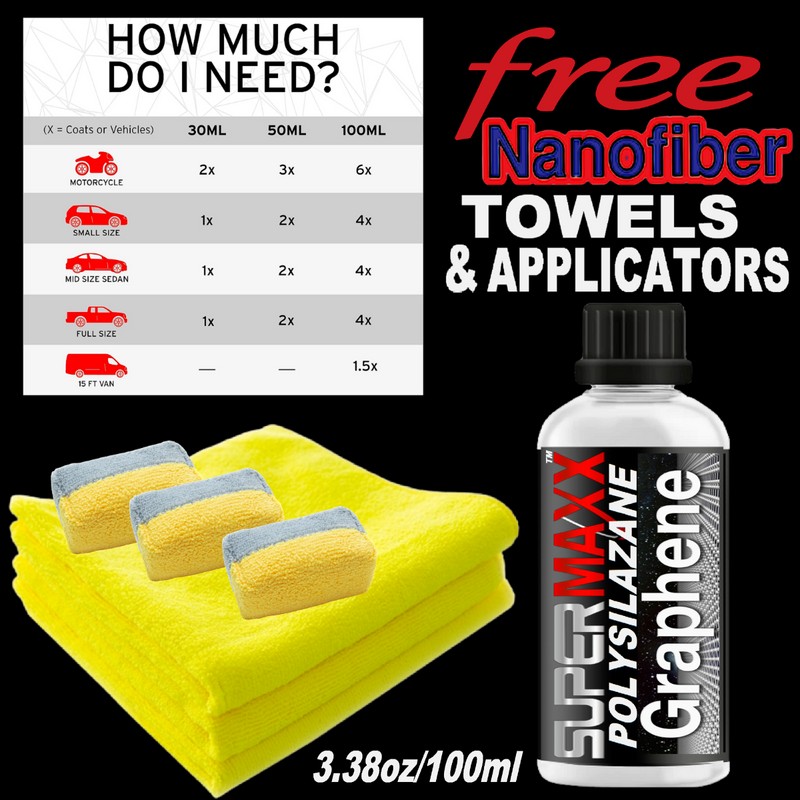 Platinum GRAPHENE CERAMIC CAR COATING "PROFESSIONAL "10 YEAR" PROTECTION" 3.38OZ/100ML