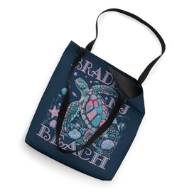 BRADLEY BEACH NJ TURTLE LOVER COLORFUL BEACH SOUVENIR Tote Bag