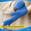 Farla MediHands Blue Medium Vinyl Examination Gloves - Box of