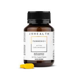 JSHealth Turmeric Curcumin Supplement - Turmeric Supplement for Joint Support - Contains Bioavailable Curcumin C3 Complex - 30 Servings