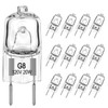 BOGAO G8 Halogen Light Bulbs 20Watt 120Volt Halogen Light Bulb