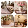 Amabro 4Pcs Lace Doilies for Tables Retro French Style Lace