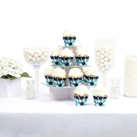 Big Dot of Happiness Strike Up the Fun – Bolos, fiesta de cumpleaños o decoración de baby shower – Envoltorios para cupcakes – Juego de 12