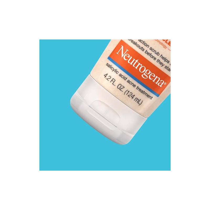 Exfoliante sin aceite Neutrogena, uso diario, efectivo contra el acné,