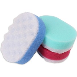 12 x Exfoliating Bath Sponge for Adults and Kids, 4 Packs of 3 Massage Sponges for Men and Women, Mixed Colours