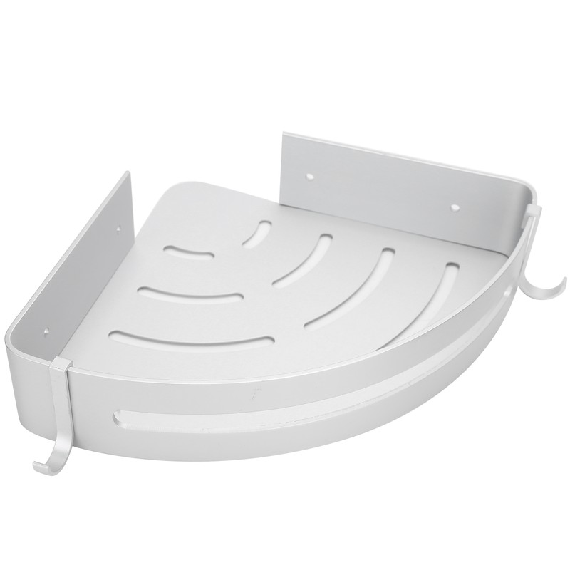 Wall Storage Rack Aluminum Corner Shower Caddies Wall Mounted Bathroom