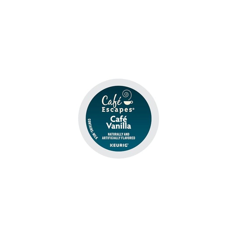 Café Escapes Café Vanilla, Keurig Single-Serve K-Cup Pods, 24 Count