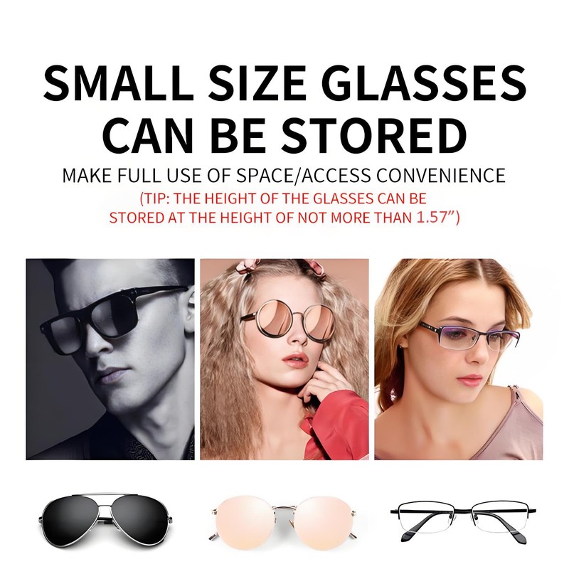 GDQ Car Sunglass Holder Eyeglass Holder Car Visor Glasses Case