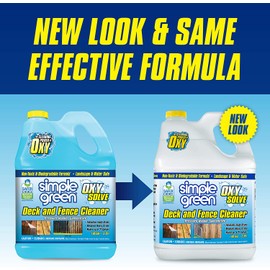 Simple Green Oxy Solve Deck and Fence Pressure Washer Cleaner - Concentrate 1 Gal