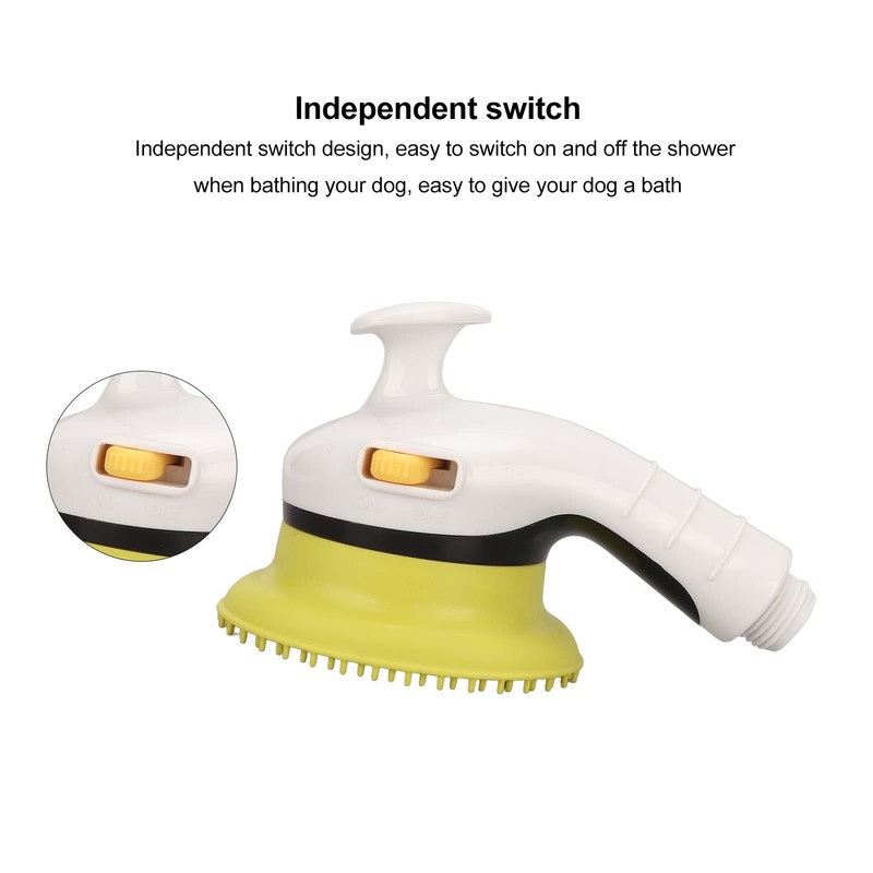 Pet Shower Head, Hand Shower with On/Off Switch, Dog Washing