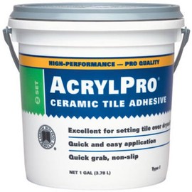 2 Set of 1-Gallon, 4000 Acrylic Ceramic Tile Mastic