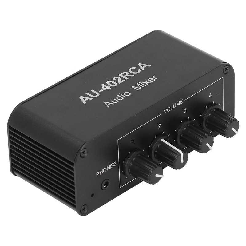 Bidirectional Audio Switcher 4 Way Stereo L R Sound Channel