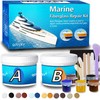 QOVVEY Marine Fiberglass Repair Kit for Boats - Fiberglass Gelcoat