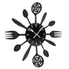 Timelike Kitchen Cutlery Wall Clock with Forks and Spoons for