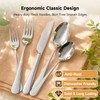 Silverware Set for 8, 40 Piece Stainless Steel Flatware Cutlery