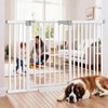 41" Extra Tall Dog Gate Indoor,30-62.5" Wide Heavy Duty Pet