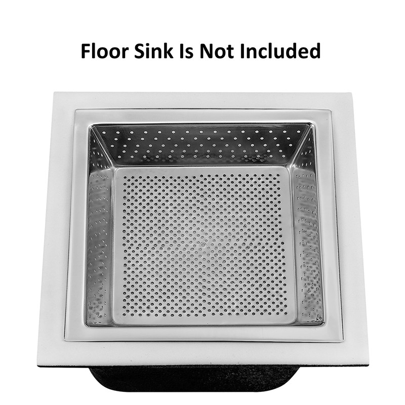 GSW FS-BS Stainless Steel Floor Sink Drain Strainer 10” x