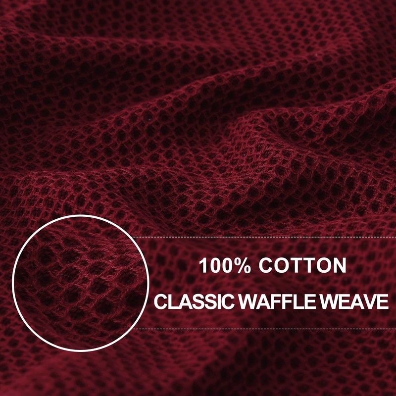 Homaxy Homaxy 100% Cotton Waffle Weave Kitchen Dish Towels, Ultra