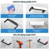 Paper Towel Holder Under Cabinet, Wall Mount Paper Towels Holder