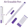 Premium Air Disappearing/Erasable Ink Fabric Marker Pen Thick Head Purple