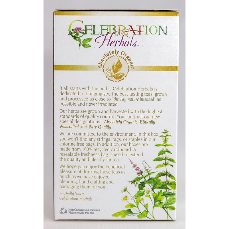 CELEBRATION HERBALS Dandelion Root Roasted Tea Organic 24 Bag, 0.02