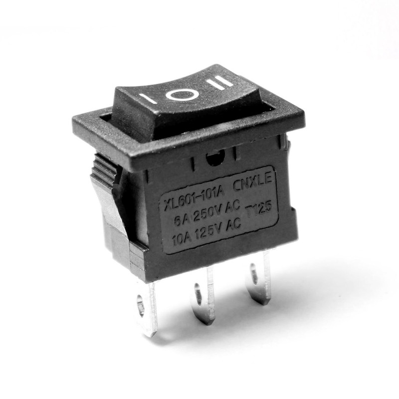 Switian 5PCS SP3T Rectangular Rocker Switch Car dash light (ON/OFF/ON)