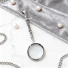 Uppmeant Vintage 925 Sterling Silver Magnifying Glass Necklace - 10X