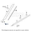 Rexka 10pcs Wheelhouse Liner Bumper Cover Splash Shield Screw for
