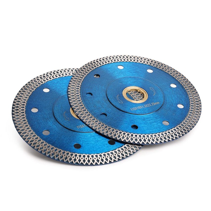 2Pcs/Lot Tile Blades 4.5" Super Thin Diamond Porcelain Blade for