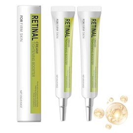 2PCS Retinol Shot Tightening Serums,Crema reafirmante con retinol，Reduce la Aparición de Líneas Finas y Arrugas y Minimiza los Poros para Todo Tipo de Piel
