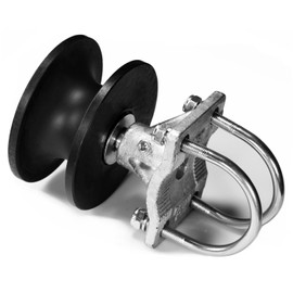 Cantilever Gate Rollers,Rolling Cantilever,Slide Gate Rollers, Nylon Rollers for 4" Round Post,2-3/8" or 2-1/2" Chain Link Fence Gate Frames, Gate Roller Sliding Gates, Chain Link Gate Roller-1pcs