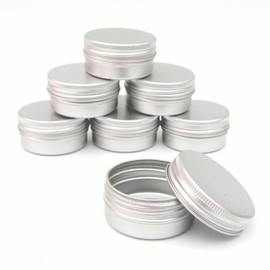 5 x Lip Balm Tins 15ml Capacity (Empty) for making own cosmetics/beauty products