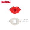BioSwiss Bandages, Lips Shaped Self Adhesive Bandage, Latex Free Sterile