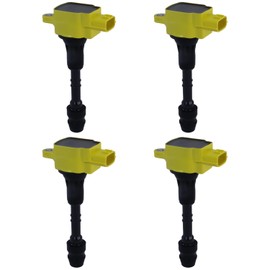 Set of 4 Ignition Coil Pack Compatible with 2003-2010 INFINITI FX45 M45 Q45 QX56 Nissan Armada Titan V8 Replacement for UF482 UF568 UF510 22448-AR215 22448-AR210 22448-AR20 22448-7S015 C1412 5C1407